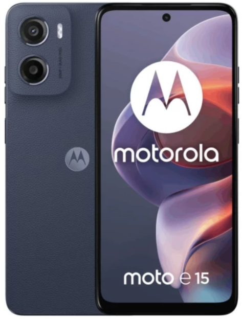 Смартфон Motorola E15 (XT2523-6) 2/64Gb Denim Blue (PB6S0021PL) (No Adapter) UA UCRF