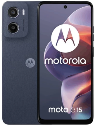 Смартфон Motorola E15 (XT2523-6) 2/64Gb Denim Blue (PB6S0021PL) (No Adapter) UA UCRF, фото 1