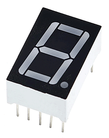 7-сегментний світлодіодний індикатор 0,56 дюйма, 4 цифри, червоний колір, загальний анод