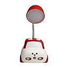 Дитяча настільна лампа з органайзером та точилкою для олівців, USB / Акумуляторна LED лампа / Світлодіодна лампа нічник, фото 3