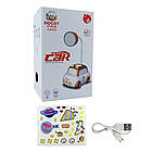 Дитяча настільна лампа з органайзером та точилкою для олівців, USB / Акумуляторна LED лампа / Світлодіодна лампа нічник, фото 10