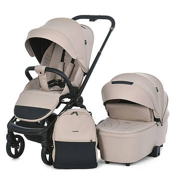 Дитяча коляска 2 в 1 El Camino Persona ME 1091-1: до 22 кг, реверсивний блок, EVA-колеса з амортизацією, складання «книжкою»