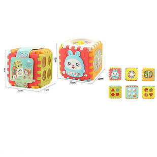 Куб логічний фігурки, обертові елементи, рухливі деталі