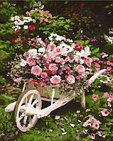 Раскраска по номерам Mariposa Розовый куст (MR-Q2086) 40 х 50 см