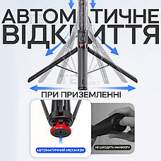 Монопод трипод TT01 177 см для телефона смартфона з блютузом кнопкою пультом селфі палиця, фото 3