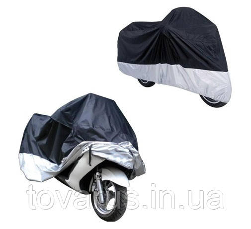 Захисний тент накидка для мотоцикла велосипеда мопеда скутера водонепроникний XL 230*95*125, фото 1