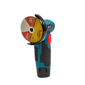 Кутова шліфмашина акумуляторна Geevorks 19500 об/хв з 2 акумуляторами міні-полірувальна машина для різання та шліфування