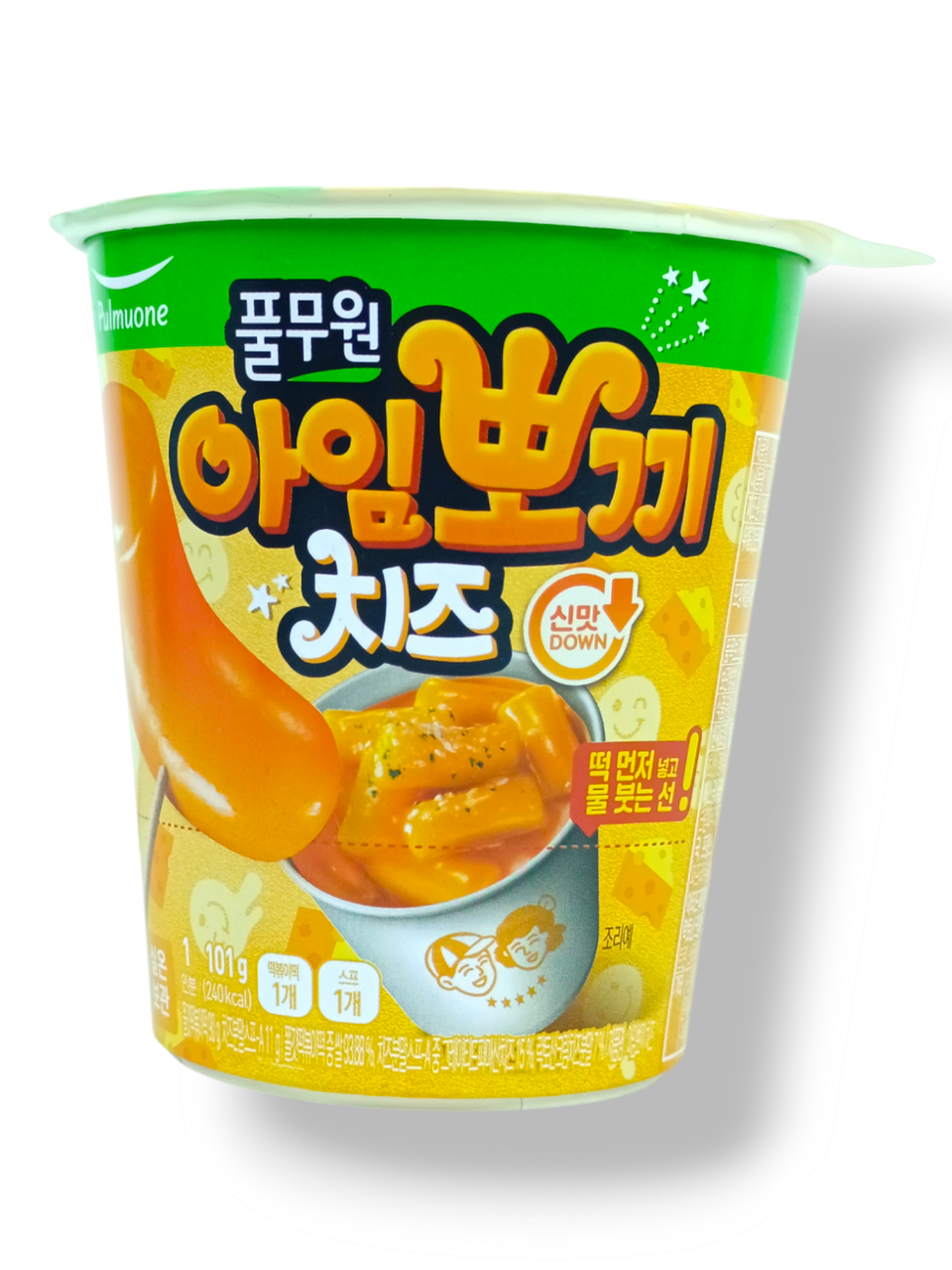 Токпоккі Pulmuone сирний смак 101 грам Корея, фото 1