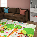 Термокилимок дитячий 180х200 Ігровий килимок для повзання складаний термоковрик на підлогу в сумці, фото 8