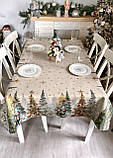 Скатертина на Новорічний стіл  137х137 см. гобеленова RUNNER1387FN, фото 2