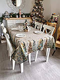Скатертина на Новорічний стіл  137х137 см. гобеленова RUNNER1387FN, фото 6