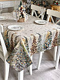 Скатертина на Новорічний стіл  137х137 см. гобеленова RUNNER1387FN, фото 5