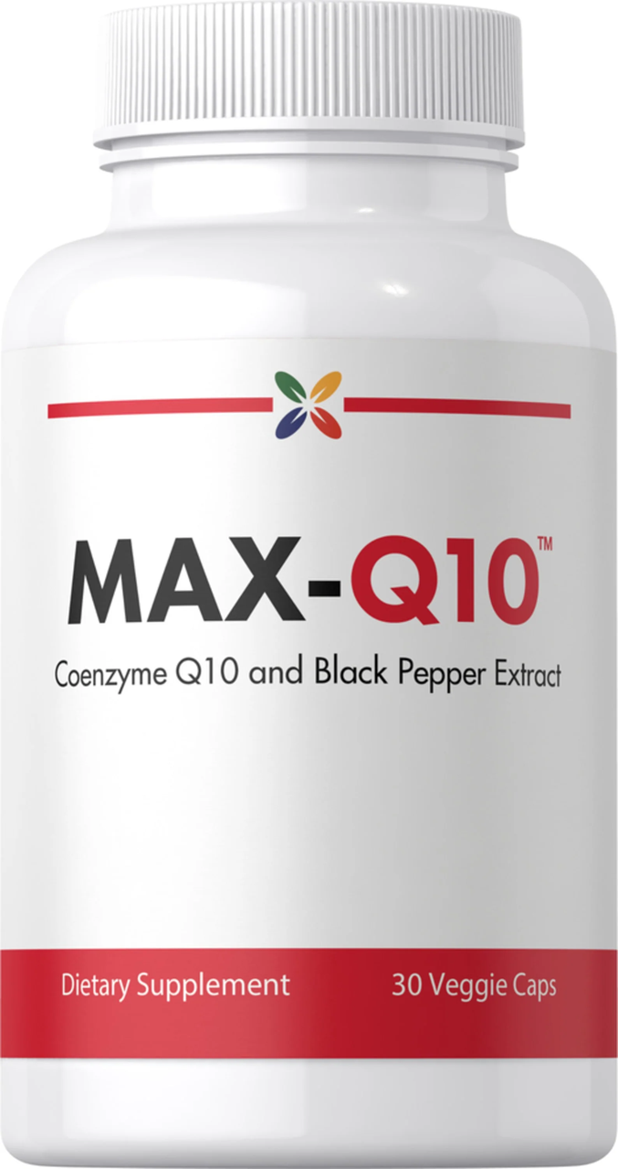 (уцінка термін по 1,26) Коензим Stop Aging Now MAX-Q10 CoQ10 and Black Pepper Extract 200 мг 30 капс.