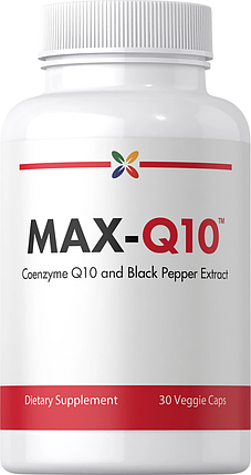 (уцінка термін по 1,26) Коензим Stop Aging Now MAX-Q10 CoQ10 and Black Pepper Extract 200 мг 30 капс., фото 1