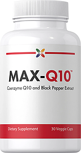 Коензим Stop Aging Now MAX-Q10 CoQ10 and Black Pepper Extract 200 мг 30 капс.
