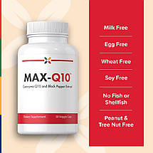 (уцінка термін по 1,26) Коензим Stop Aging Now MAX-Q10 CoQ10 and Black Pepper Extract 200 мг 30 капс., фото 4