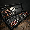 Подарунковий набір шампурів у дерев'яному кейсі "Форест", фото 4
