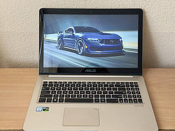 Ігровий ноутбук Asus X580VD 15.6"FHD/IPS ТАЧ i7-7700HQ 4ядра/16 GB DDR4/512 SSD M.2/GTX 1050 4GB