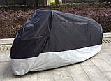 Захисний тент накидка для мотоцикла велосипеда мопеда скутера водонепроникний XL 230*95*125, фото 4