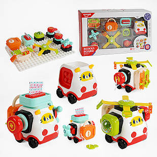 Бізіборд на 2 бізіборди, тріскачка, шестерні, брязкальце, пискавка, антистреси