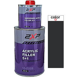 Акриловий ґрунт чорний 2XP Acrylic Filler HS 5:1 Black 800+160мл