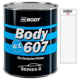 Акриловий ґрунт-наповнювач без затверджувача білий Body 607 UHS 4:1 800мл