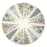 Скатертина кругла Новорічна гобелен Ø90 см. RUNNER1387FN, фото 7