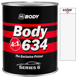 Акриловий ґрунт-наповнювач без затверджувача білий Body 634 HS 4:1 800мл
