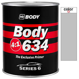 Акриловий ґрунт-наповнювач без затверджувача сірий Body 634 HS 4:1 800мл