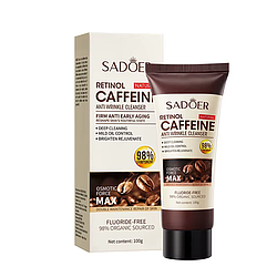 Пінка для вмивання SADOER Retinol Caffeine антивіковий догляд 100 г
