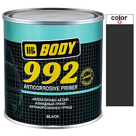 Алкідний антикорозійний ґрунт чорний Body 1K 992 Black 1кг