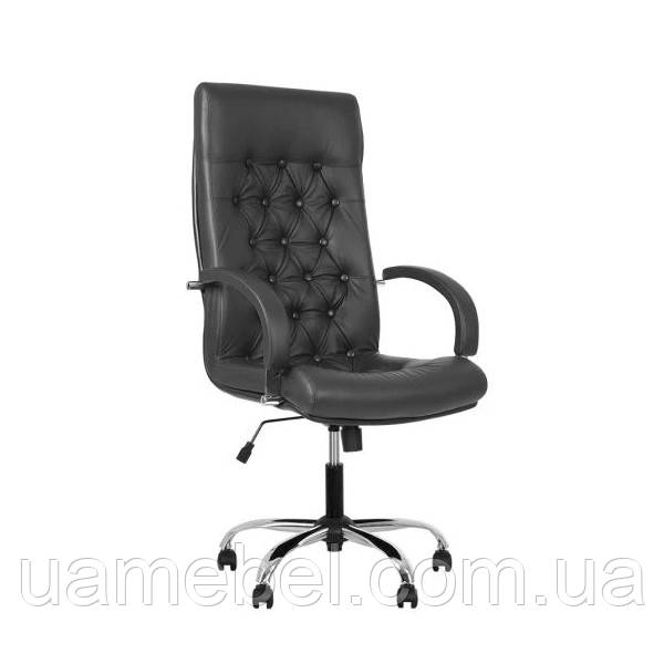 Крісло для керівника FIDEL (ФІДЕЛЬ) LUX STEEL CHROME COMFORT