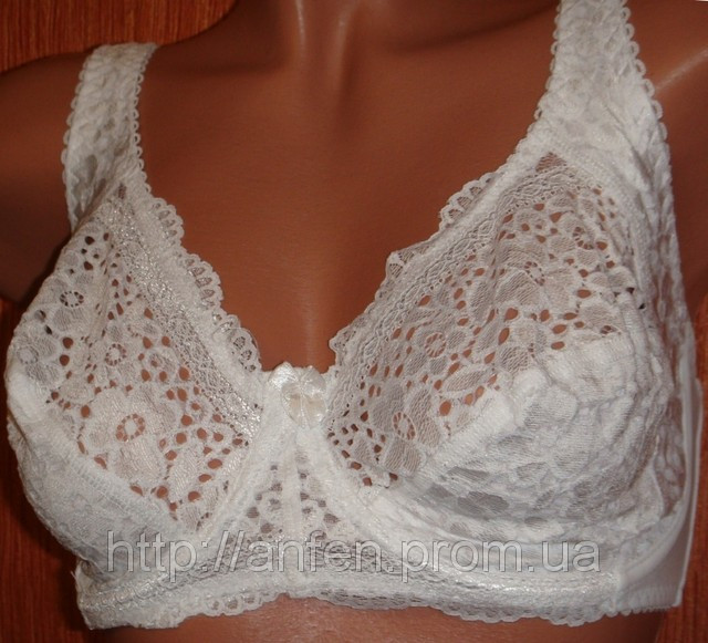 Бюстгальтер 508-2. чашка DD, об'єм 80-100, білий.