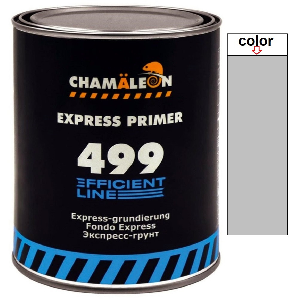 Акриловий експрес-ґрунт без затверджувача сірий Chameleon 499 4:1 1л