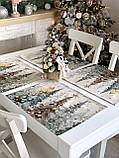 Серветка сервірувальна Новорічна гобеленова Limaso RUNNER1387FN, фото 4