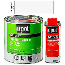Акриловий ґрунт-наповнювач білий U-Pol S2025 UHS 4:1 White 1,0+0,25л