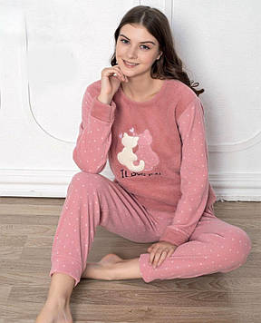 Піжама жіноча флісова тепла Туреччина