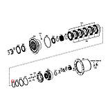0501.335.264, ZGAQ-02925, ZGAQ-04966, 0734.317.383 Кільце опорне 130х122х2 ZF, фото 2