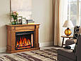 Камінокомплект ArtiFlame Boston AF28S дуб з обігрівом і звуком горіння вогню, фото 8