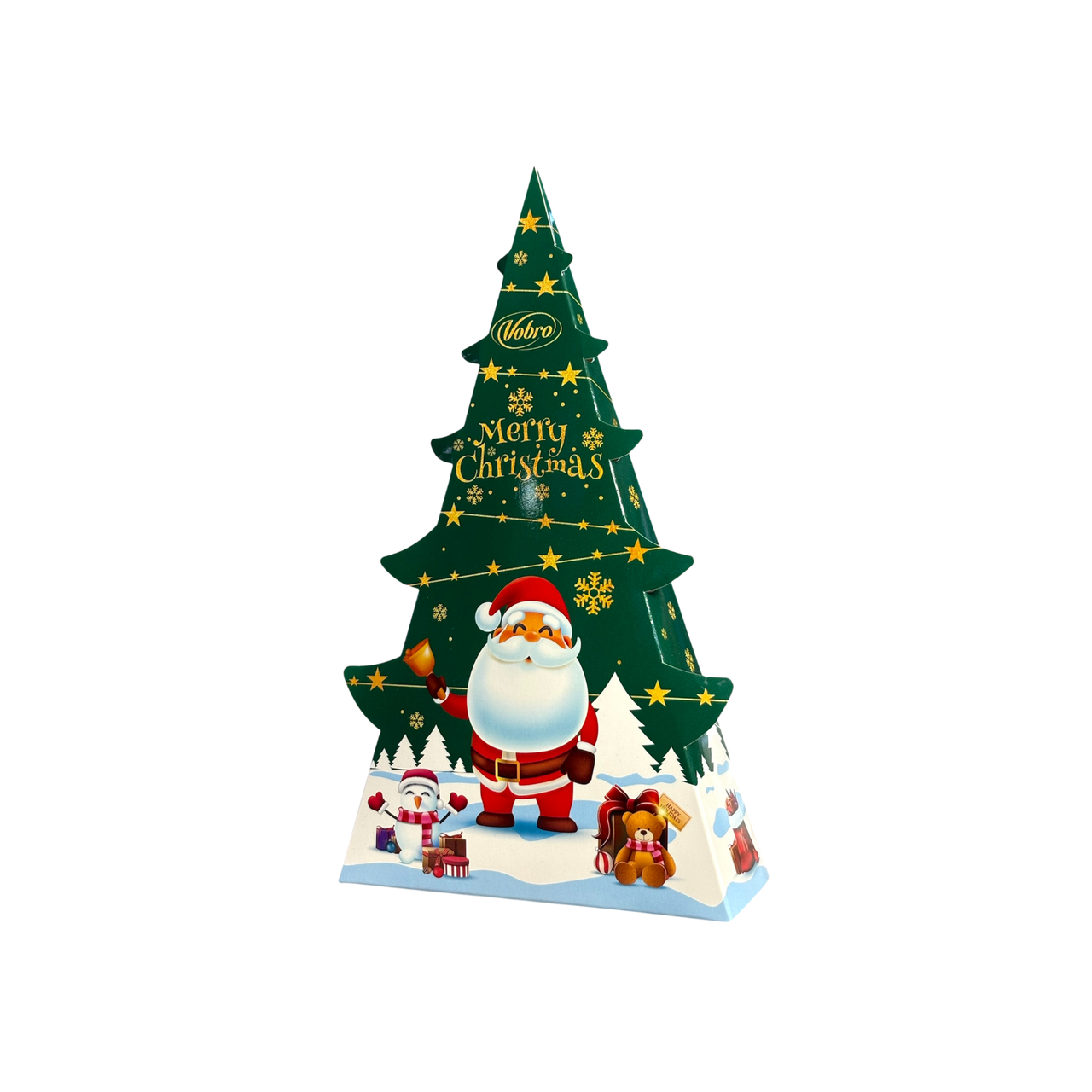 Цукерки Vobro з арахісом, Різдвяна ялинка, 170г, фото 1