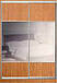 Шафа-купе 1600 х 450 х 2400h c розсувними дверима і 2-я шухлядами, фото 7