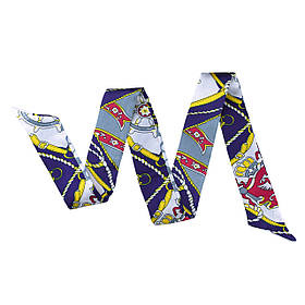 Хустинка-стрічка твіллі (85*4см) "Корсика"