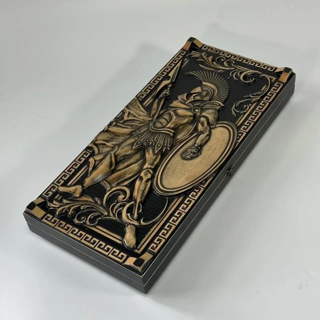 Нарди дерев'яні ручної роботи Легіонер 50×23см довгі нарди та короткі нарди, фото 1