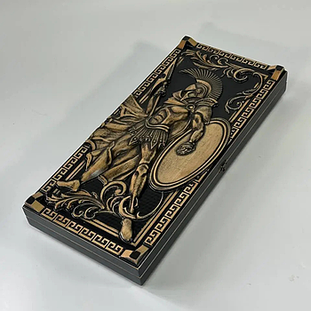 Нарди дерев'яні ручної роботи Легіонер 50×23см довгі нарди та короткі нарди