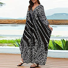 Туніка-сукня пляжна. Великі розміри. від L до 7XL. 55-Т, фото 3