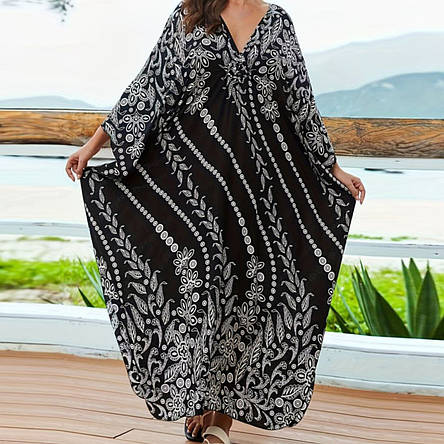 Туніка-сукня пляжна. Великі розміри. від L до 7XL. 55-Т, фото 1