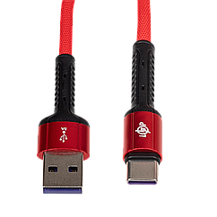 Кабель (шнур) LP USB 3.0 to USB Type-C 5A зі швидкою зарядкою (QC) 1м LS63C-5A