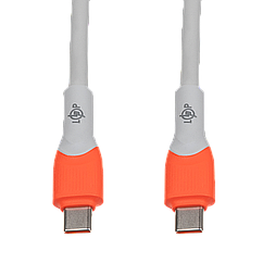 Кабель (шнур) LP USB Type-C to USB Type-C 2.4A 100W зі швидкою зарядкою (PD) 2м C1001MC