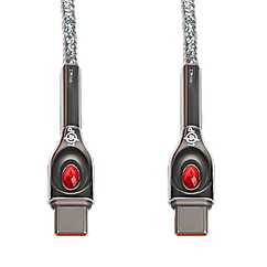 Кабель (шнур) LP USB Type-C to USB Type-C 65W зі швидкою зарядкою (QC) 2м C652MC