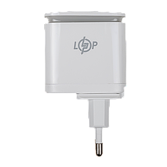 Зарядка для телефона LP 25W (Type-C+USB) QC3.0 PD + кабель (Type-C to Type-C) 25WCH